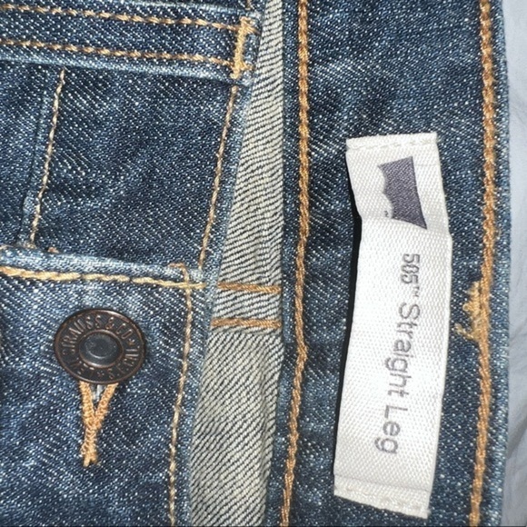 Levi’s 505 Straight Leg Classic 4m Dark Wash - Picture 9 of 9